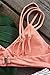 CUPSHE Women's Strappy Stripe Printing Padding Bikini Set Beach Swimwear Bathing Suit Medium Multicolor