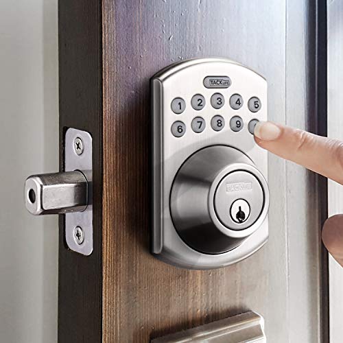 Tacklife Keypad Electronic Deadbolt Door Lock, Keyless Entry Door Lock
