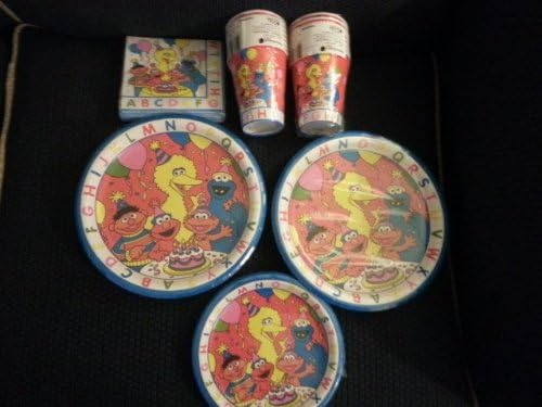 Sesame Street ABC Dessert Party Plates 8 Count