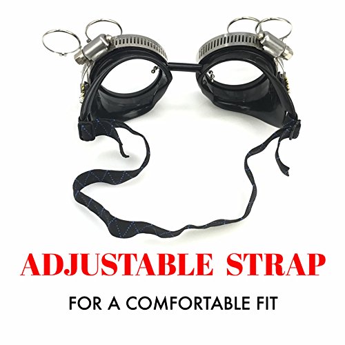 Steampunk Victorian Goggles welding Glasses - Thumbnail 5