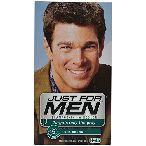 Just For Men Dk Brwn #45 Size 1ct Just For Men #45 Dark Brown Haircolor