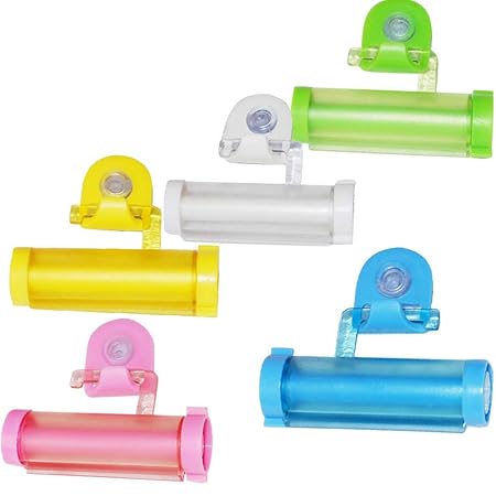 Limeo zahnpastaspender Squeezer Zahnpasta-Quetscher Kreative Zahnpasta Presse Zahnpasta-Quetscher-Zufuhr ABS-Kunststoff Zahnp