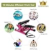 leikefitness-Premium-Portable-Twist-Stair-Stepper-Adjustable-Resistance-Twisting-Step-Fitness-Machine-with-Bands-and-LCD-Monitor-ST6610-2Purple LeikeFitness Premium Portable Twist Stair Stepper Adjustable Resistance, Twisting Step Fitness Machine with Bands and…