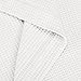 Amazon Brand – Pinzon Cotton Waffle Weave Blanket - King, White