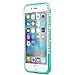 ULAK iPhone 6 Plus Case,iPhone 6S Plus Case, Slim Dual Layer Protection Scratch Resistant Hard Back Cover Shock Absorbent TPU Bumper Case for Apple iPhone 6/6S Plus 5.5 inch-Minimal Mint Stripe