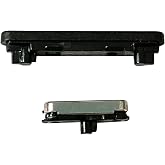 Power On Off Volume Button Key Side Button Replacement Part for Google Pixel 5 (Black)