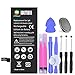 IBESTWIN Replacement Battery for iPhone 6 with Tool Kits Adhesive and Instruction, 1810mAh 0 Cycle -2 Years Warranty(Battery Model IP 6, Not for 6S)