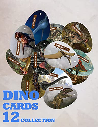 Mega Egg Dino Egg Dinosaurs Figure Toys 12 Different Dinosaurs in Jumbo Dino Egg Dig Kit Giant Dinosaur Dino Eggs Toys for Kids Educational Learning Archaeology Science STEM Gift for Girls Boys