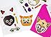 24 Make A Cat Stickers - Create Your Own Kitten Sticker with Various Faces - Includes Tabby, Siamese, Bengal, & Black Cats - Great Kid’s Party Favor Or Activity - A Must Have for Kitty Lovers!