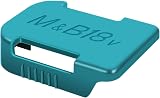 AKKOPOWER 10 Pack Battery Holder for 18V Batteries Blue Mounts Hanger view 2