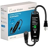 Lutron Caséta Weatherproof+ Outdoor Smart Plug On/Off Switch | Works with Alexa, Google Assistant, Ring, Apple HomeKit (smart