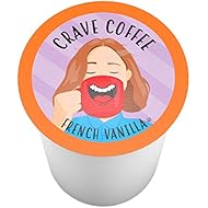 Crave Coffee Single-Cup Coffee for Keurig K-Cup Brewers, French Vanilla, 40 Count