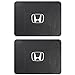 U.A.A. INC. Sport Logo Black Rubber Front Rear Floor Mats 4pc Set Universal-fit for Honda Civic