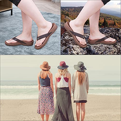 Everhealth Women Orthotic Flip Flop Sandals with Arch Support for