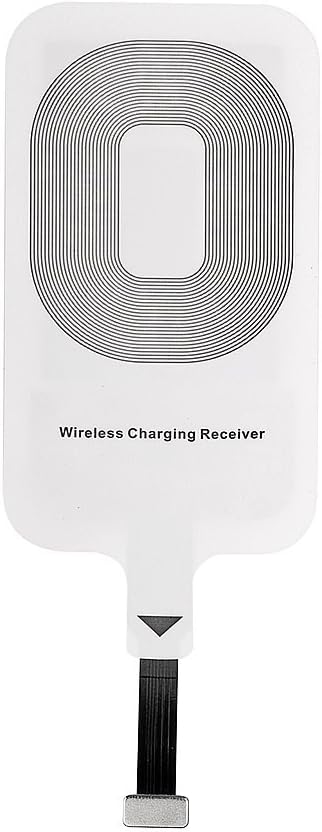 INTS Wireless Charging Receiver for iPhone New Improved Charger Adaptor Coil Wireless Induction Charger QI Receiver for Easy Qi Wireless Charge (Receiver for iPhone)