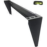 JINGCHENGMEI 1U 19" Vertical Wall Mount Rack- Heavy Duty Wall Mount Patch Panel Bracket for Data and Network Equipment,Supports 125lbs (1U150)