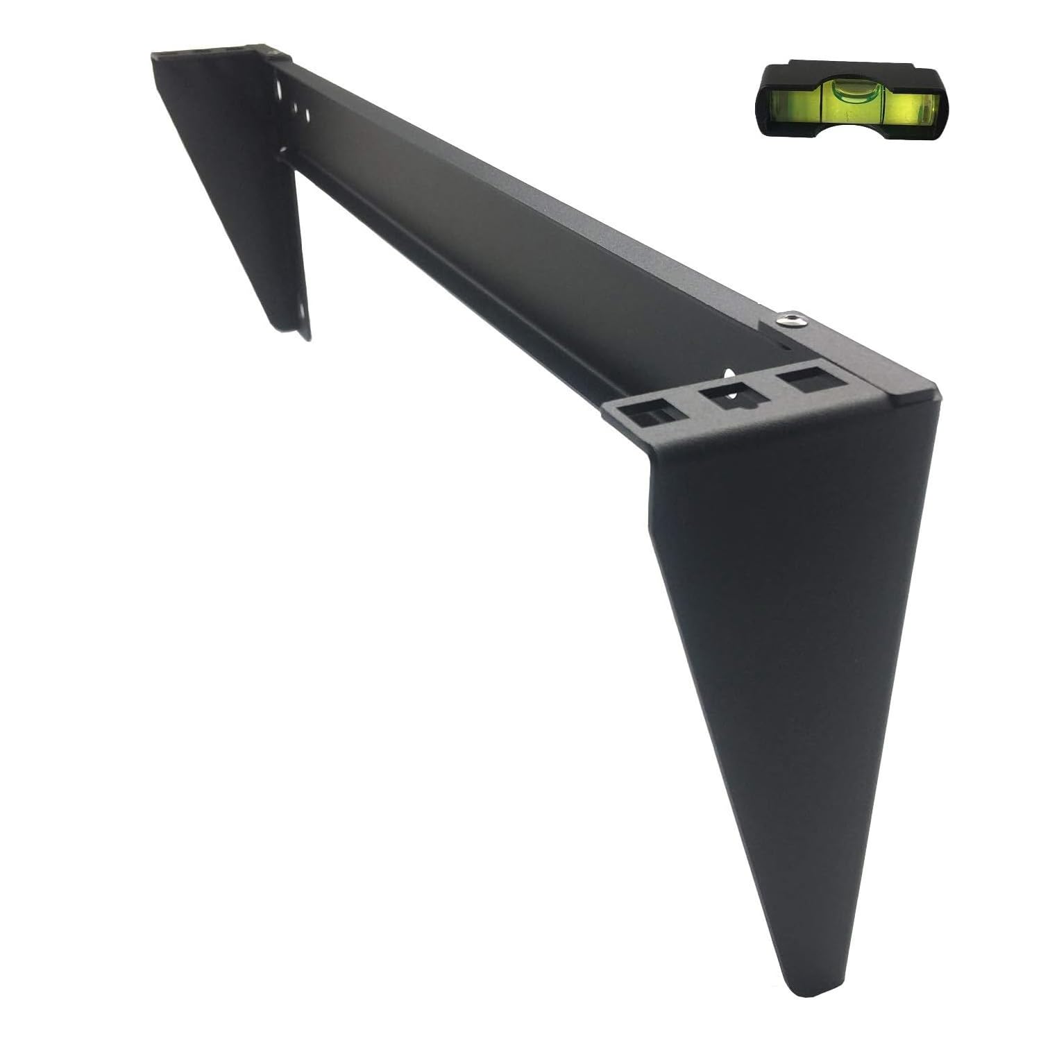 JINGCHENGMEI 1U 19 Inch Heavy Duty Vertical Wall Mountable Rack and 125 lb Wall Mountable Server Rack (MFT-HVWRF1U)