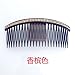 Ruihfas Fashion Women 24 Teeth Hair Comb Pin Clip Double Rows Rhinestone Hair Side Combs 4.72
