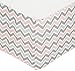 American Baby Company 100% Cotton Tailored Crib Skirt with Pleat, Pink, for Girls