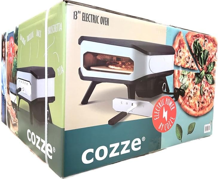 Four à pizza électrique 13" Cozze® avec pierre à pizza et porte avant 230 V/2 200 W, Black — photo 6 sur 7