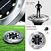ikyou Bokemar Solar Ground Lights Outdoor Decorative Garden Pathway Light 4 Pack Bright Garden Path Light Stainless Steel White LED Lighting for Yard Patio Walkway Driveway