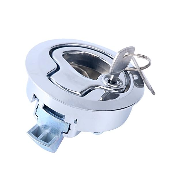 Amarine-made-Chrome-2-Flush-Pull-Slam-Latch-for-Boat-Deck-Hatch-14-Door-Locking-Style Amarine-made-Chrome-2-Flush-Pull-Slam-Latch-for-Boat-Deck-Hatch-14-Door-Locking-Style