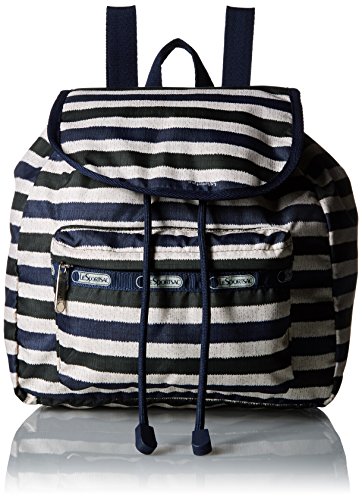 LeSportsac Women's Classic Small Edie Backpack, Cotton Stripe