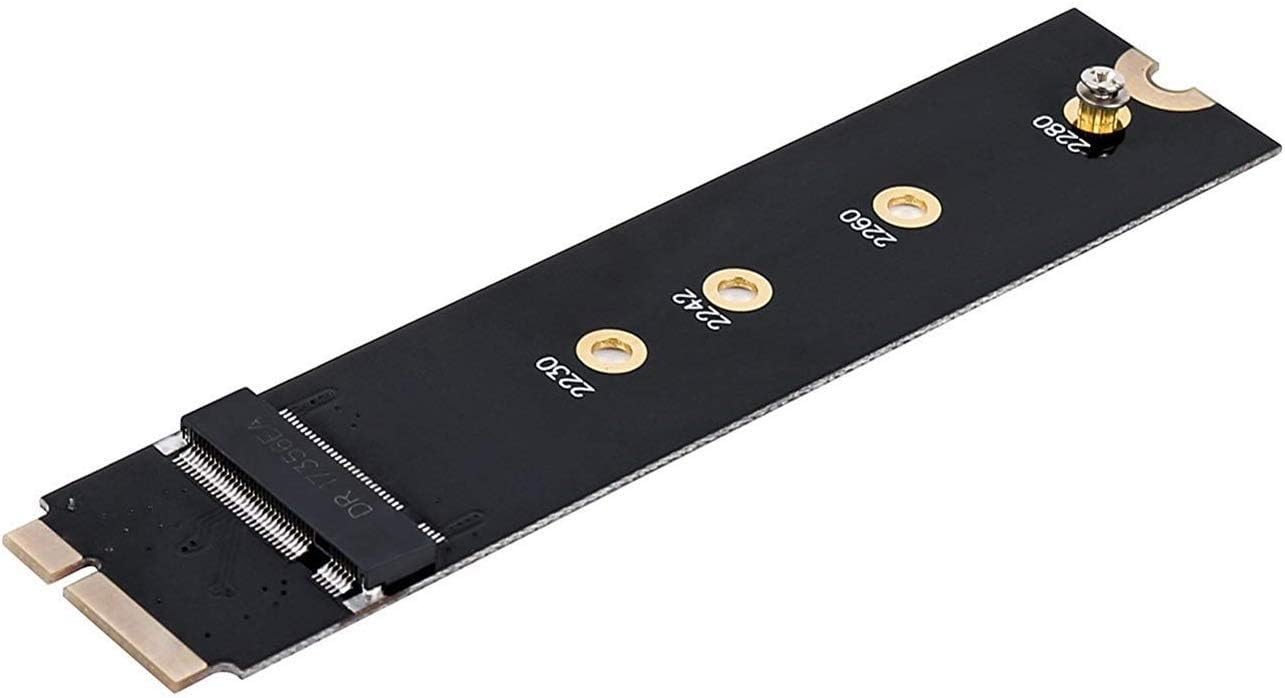 LWS M.2 NGFF SATA to A1465 A1466 (2012 Year ONLY) Adapter for MacBook Air SSD Replacement, HDD Hard Disk Drive Converter Card Support 2230 2242 2260 2280 SSD