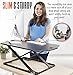 X-Elite Pro Glide Standing Desk - Instantly Convert Any Surface to a Stand up Desk! Large Sit to Stand Desk Converter! Strong & Sturdy! (31 x 21)