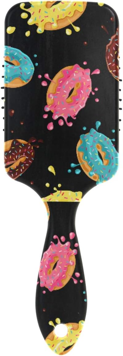Air Cushion Combs Donuts With Pink Chocolate Hair Brushes Massage Comb Scalp Massage Brush Anti-static Brushes