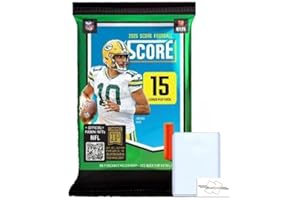 2025 Score Football NFL Blaster Pack with 15 Trading Cards + Toploader + StreetCards Magnet!