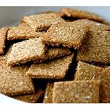 Low Carb Chia Crackers - Fresh Baked - LC Foods - All Natural - Gluten Free - No Sugar - High Protein - Diabetic Friendly - Low Carb Crackers - 7.2 oz