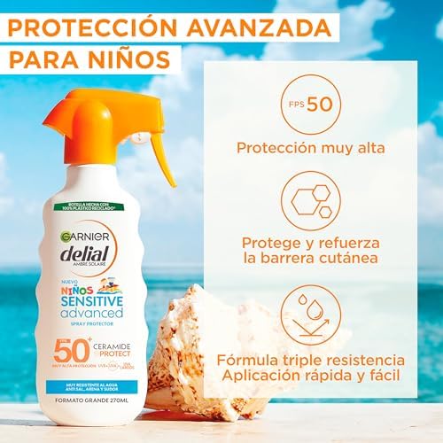 Delial Sensitive Advanced Spray Solar para Niños FPS50+, 300ml