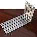 Mellewell 2 PCS Stainless Steel Heavy Duty L-Shaped Corner Braces Joint Angle Bracket Shelf Brackets, 10 x 6 inches, CB8017D-2