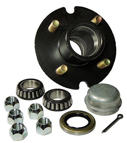 Trailer-Hub-Kit-4-Bolt-on-4-Inch-Circle-1-116-inch-ID-Bearings