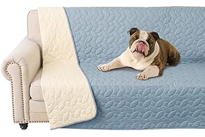 Ameritex Pet Bed Cover Dog Bed Blanket for Sofa and Furniture Waterproof New Pattern Design (52x82 Inch, Light Blue)
