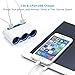 Cigarette Lighter Adapter, 120W 3-Socket Car Cigarette Lighter Splitter 3.4A Dual USB Car Charger Adapter DC 12V/24V Outlet Multi-functions Car Splitter for iPhone iPad Samsung GPS Dashcam