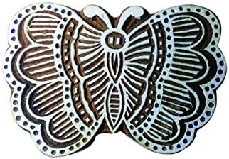 ButterFly Design Hand Carved Textile/Wood Stamp Printing/Blocks Wooden/Block