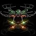 Beebeerun WiFi FPV Quadcopter Drone with Camera Live Video 2.4GHz Headless Mode Altitude Hold One-Key Function VR Headset-Compatible Gravity Induction Damage Resistance (Black Drones with Camera)