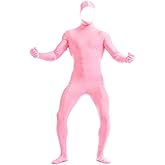 Aniler Men's and Women's Spandex Open Face Full Body Zentai Costume Bodysuit