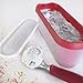 SUMO 1 Ice Cream Container for Homemade Ice Cream - 1.5 Quart, Reusable Freezer Storage Container - Red