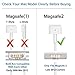 Compatible for MacBook Air Charger Great Version Replacement for 45W Magsafe 2 Magnetic T-Tip Power Adapter Charger for Apple MacBook Air 11-inch and 13-inch 45W MS 2 T-Shape
