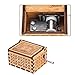 Akozon Music Box 10pc Wooden Hand Crank Music Box Mechanical Hand Crank Classic Craft Birthday Gift