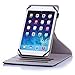 ProCase Universal 360 Rotating Stand Folio Case Cover for 7-8 inch Tablet Dragon Touch, Chromo Inc, ProntoTec, NeuTab, Nextbook, Tagital, Alldaymall, iRulu, RCA, iView Android Tablet (Black)