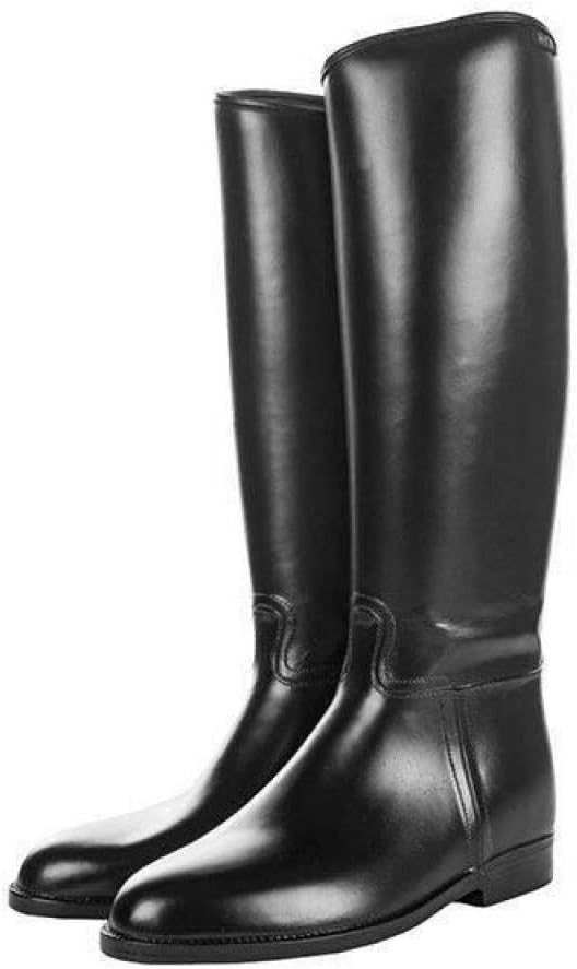 HKMHKM Damen Reitstiefel Kurz und Weit mit Reißverschluß