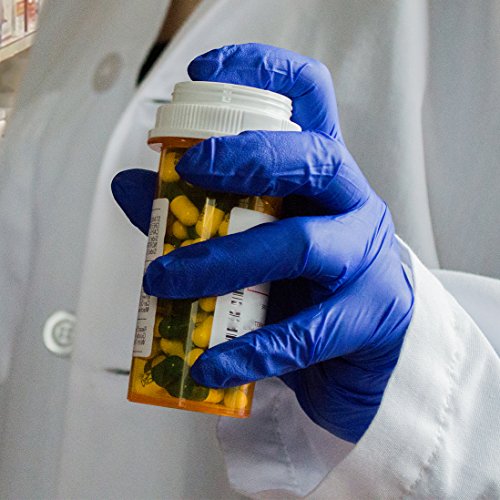 image for 1st Choice Safety Indigo Nitrile 4 Mil Thick Disposable Gloves Medium 