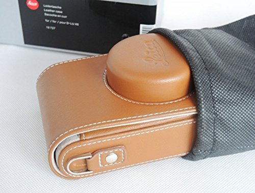 CAMERA VINTAGE BAG FOR LEICA D-LUX D6 LETHER CASE COVER BROWN