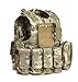 Gharpbik Tactical Vest Training Airsoft CS Vest Molle Camouflage Ultra-light Breathable Adjustable Combat Military