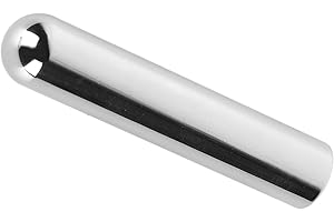 Steel Tonebar Acoustic Guitar Slide Tone Bar Guitar Roundnose Tone Bar for Musicians of All Skill Levels