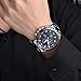 LONGBO Fashion Big Face Watches For Men Clearance For Sale Casual Analog Stainless Steel Band Military Sport Wrist Watches Black
